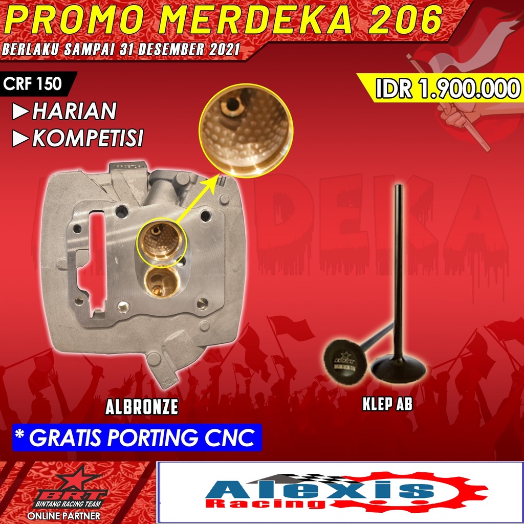 Super Head BRT Cylinder Kop CRF Verza Mega Pro New PORTING CNC