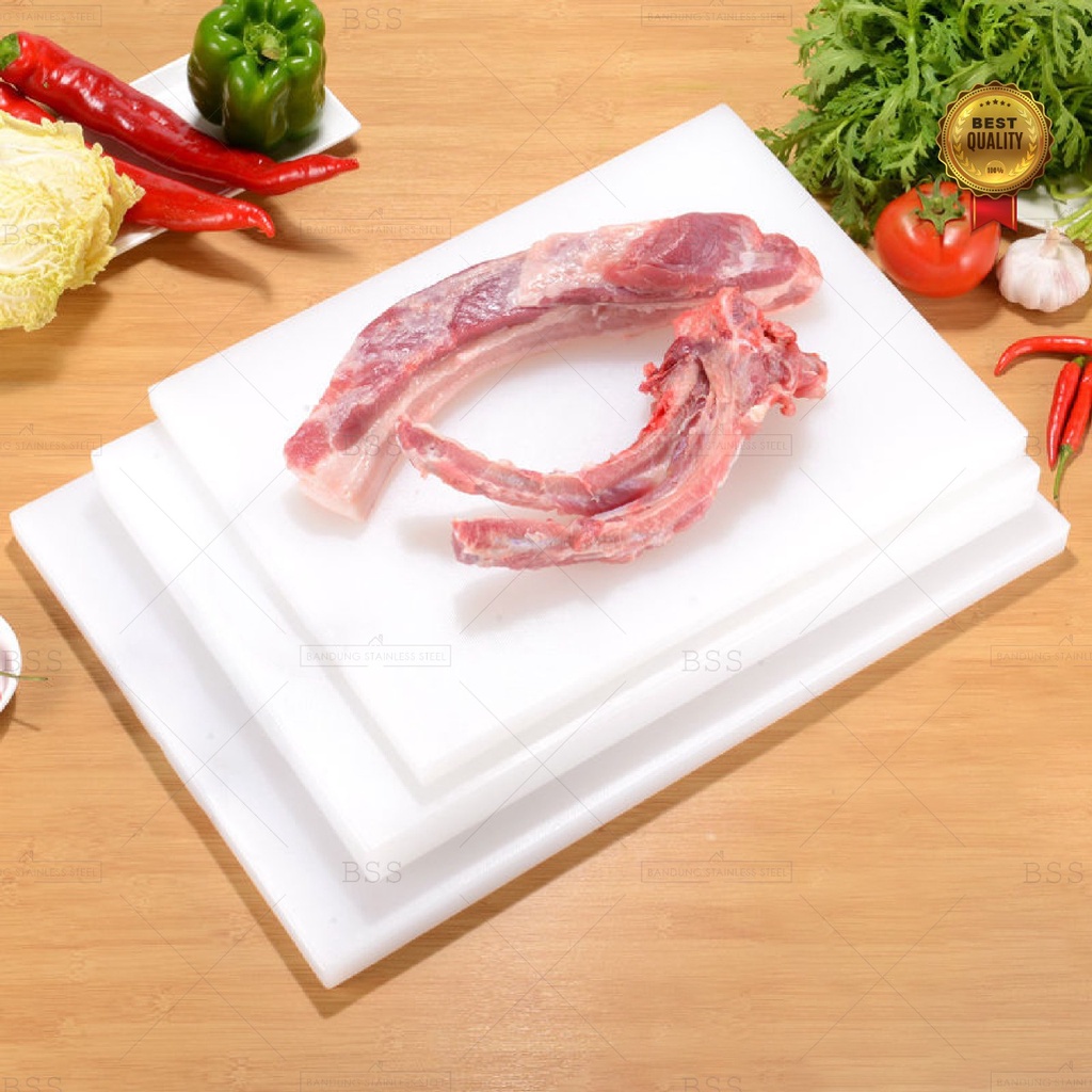 Talenan Plastik Tebal 2 cm 60cm x 40cm Cutting Board High Quality LARGE JUMBO Chopping Board L Talenan Pisau Potong Buah Daging Food Grade Food Grade