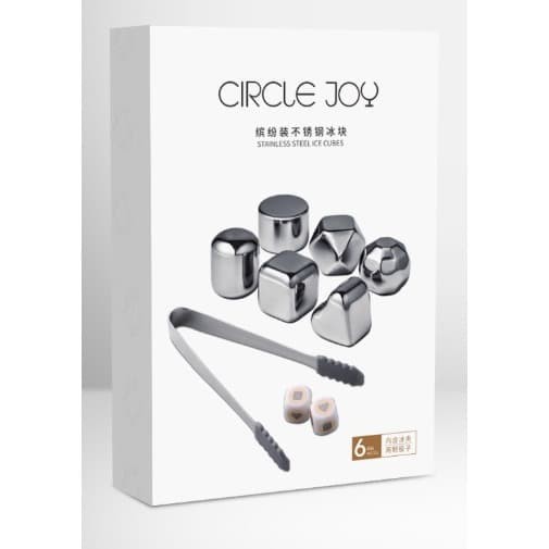 XIAOMI MIJIA CIRCLE JOY ICE CUBE 304 STAINLESS STEEL COOLER ES BATU