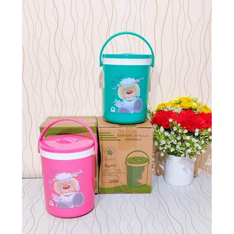 10UU31. TERMOS ES KECIL 1,5 LITER ICE BUCKET 1,5 LITER MEREK GREEN LEAF