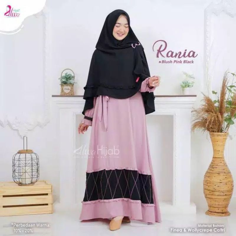 Rania by Alwa Hijab |Rania blush pink|