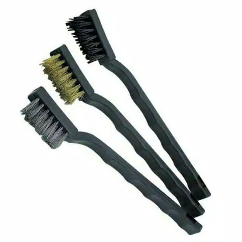 sikat tukang las kawat baja kuningan