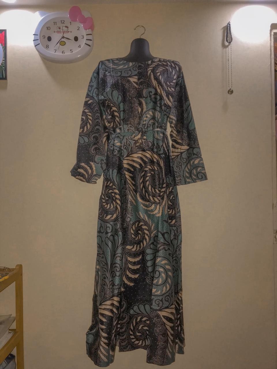 Gamis Batik (cod) Manggar Gamis Batik Pesta Model Terbaru