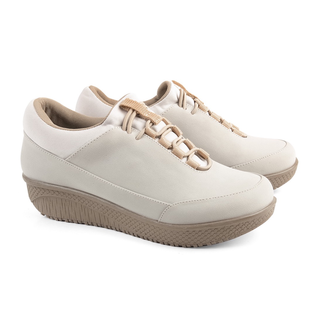 GARANSI EHBERS Sepatu Slip-On Wanita Cream