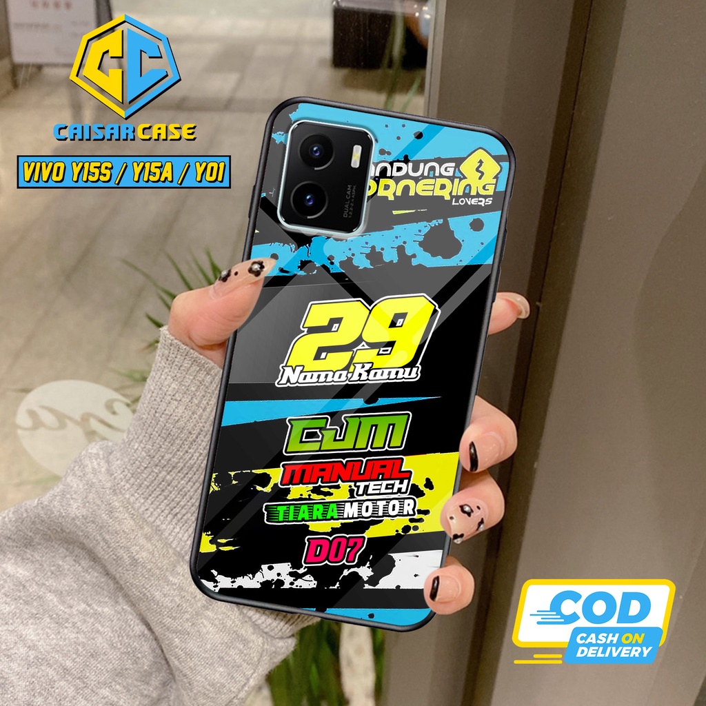 Kaisar Case - Case Hp Racing  Vivo Y15S / Y15A / Y01 (2D02RC) Bisa Pakai Nama Dan Nomor Sesukamu Fas