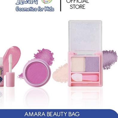 Amara Fantasy Mirror Beauty Bag Make Up Kit makeup anak lipstick eyeshadow bedak anak aman lip