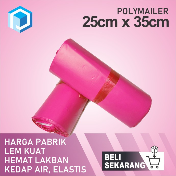 

CLEARANCE Polymailer PINK MAGENTA 25 x 35