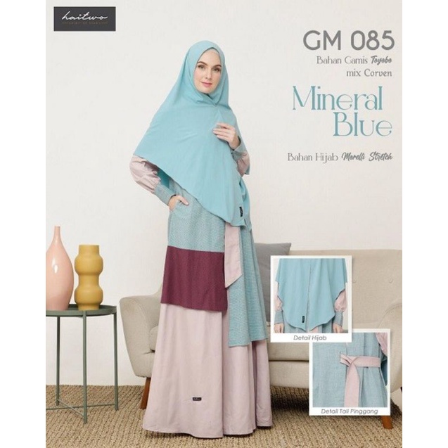 GM 85 HAITWO GAMIS PLUS HIJAB