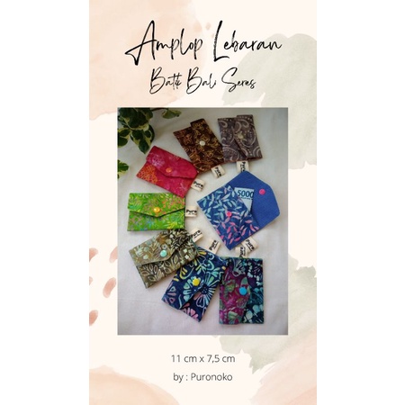 

Amplop Lebaran Batik Bali Series