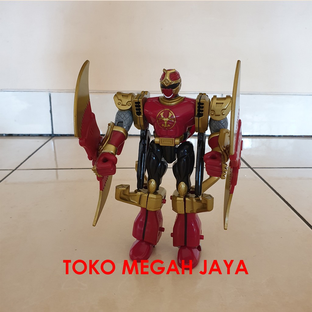Power Rangers Ninja Storm - Crimson Thunder Triple Zord Morphin BANDAI