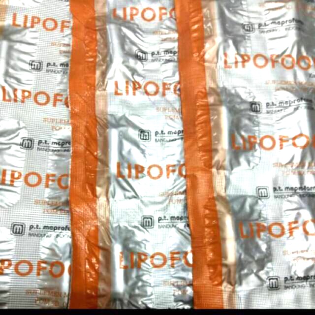 

Lipofood lembaran/strip utuh