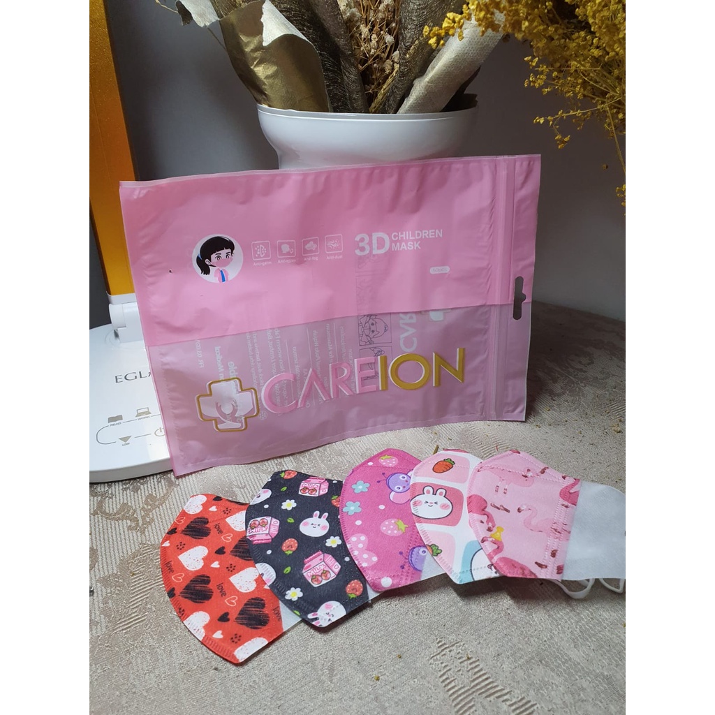 Masker CAREION Duckbill Anak Karakter Mask Motif