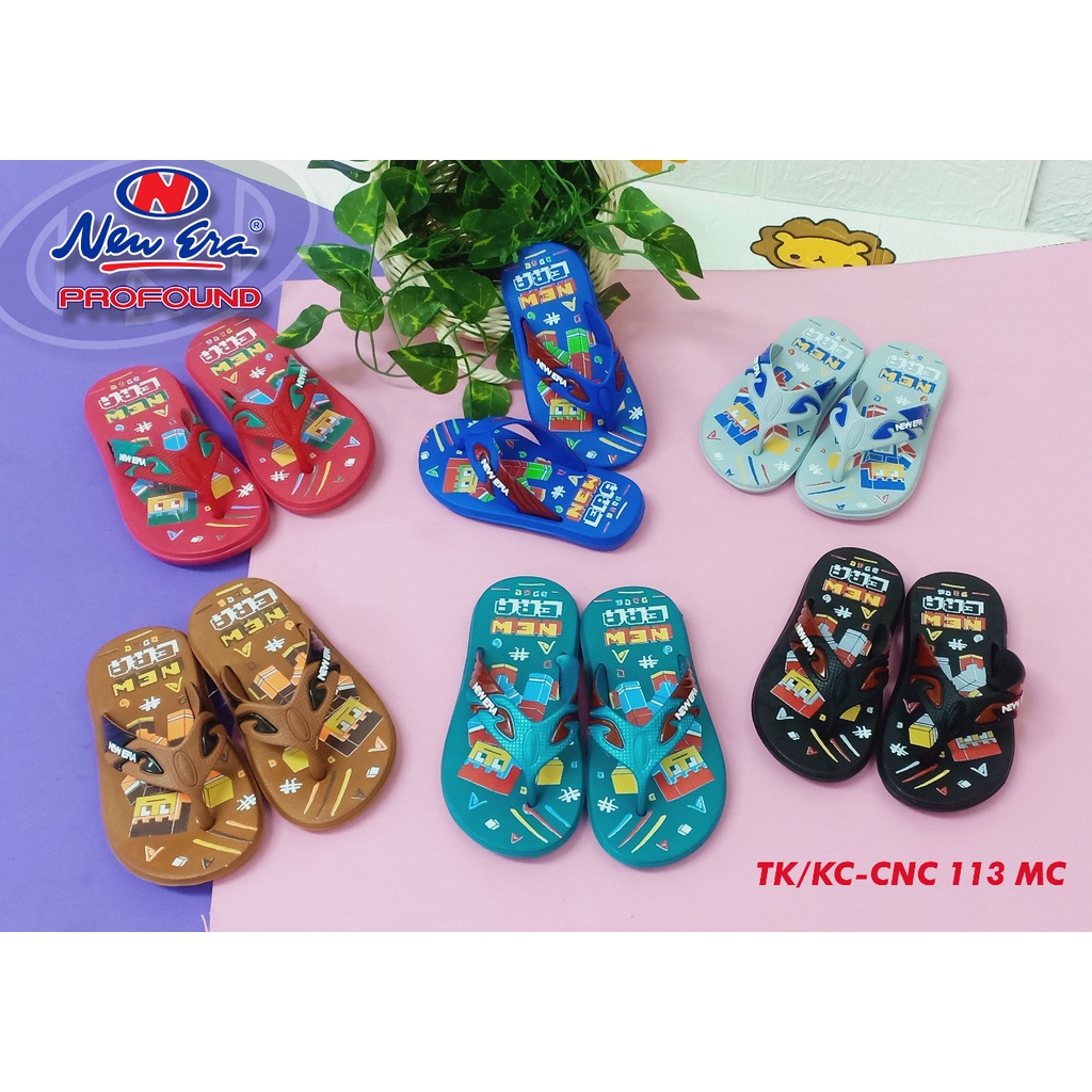 gos NEW ERA TK KC-CNC 113 MC Sandal anak/sandal Jepit Craft Edition Size 21-26