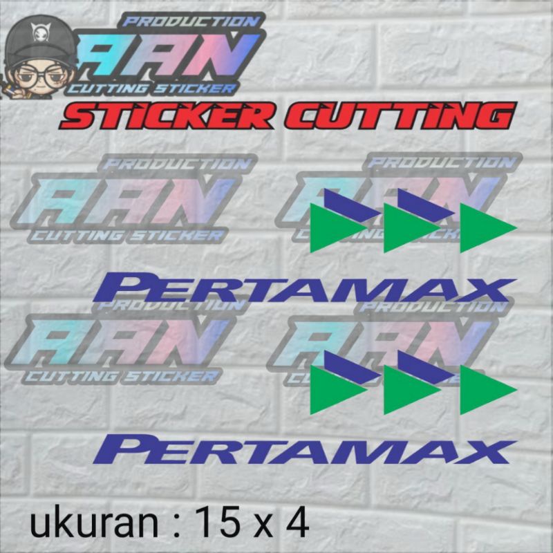stiker cutting pertamax