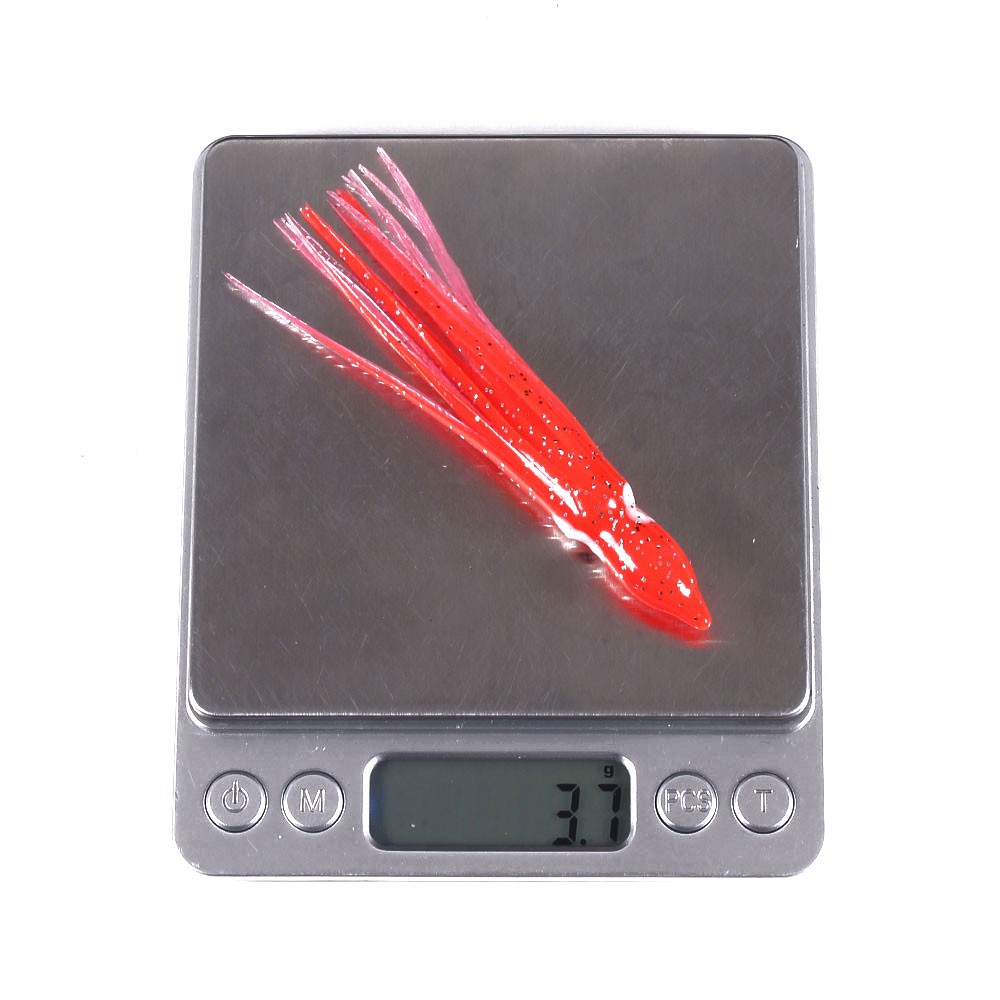 HENGJIA NEW 6PCS/Bag 10CM 12CM Umpan Pancing Cumi Fishing Lures Squid Soft Bait 3D Eyes Mix Color