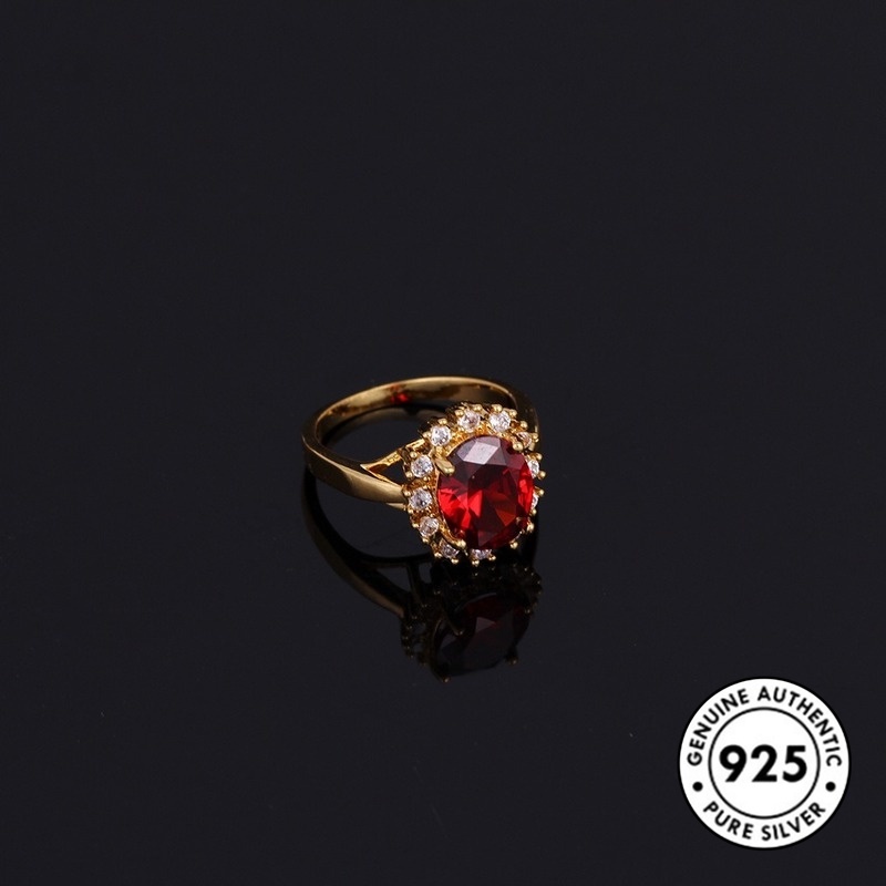 Cincin Sterling Silver 925 Gaya Vintage Dengan Emerald Warna Rose Gold Untuk Wanita