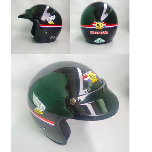 Special Helm Honda jadul Helm Astrea Grand Helm GL series Win100 Honda C70 Jadul Custom Restorasi