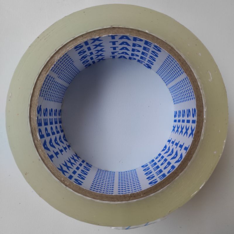 

Lakban Bening Kuat Rekat Tebal 2 inch x 80M 40 Micron - Six Tape Murah 1PCS