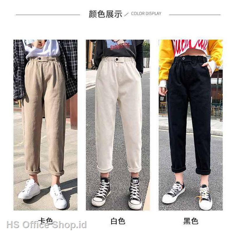 Celana Jeans Wanita Model High Waist Dengan Potongan Celana Jeans Wanita Model High Waist Dengan Potongan