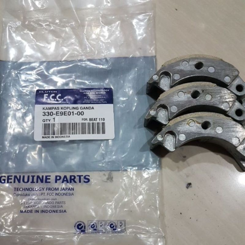 Kampas ganda only beat 110/beat fi fcc