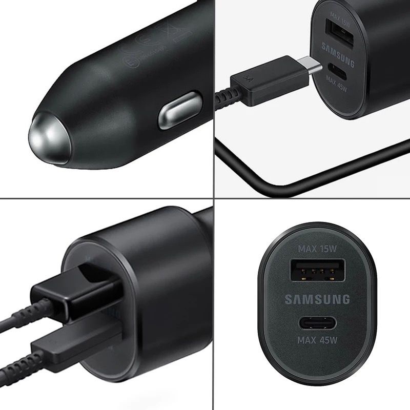 [RO ACC] CAR CHARGER MOBIL PD SAMSUNG SUPER FAST CHARGING 60W DUAL USB