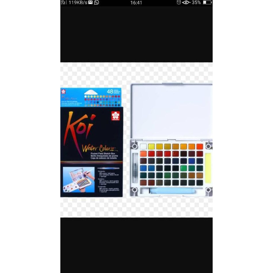 

HOT SALE sakura koi watercolor pocket 48clr