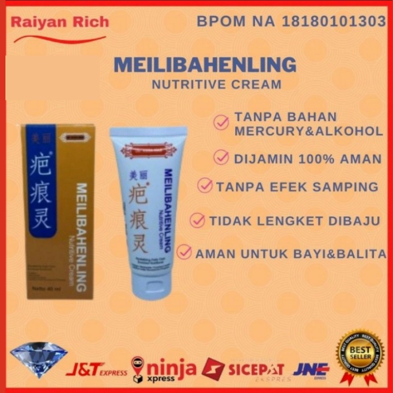 COD|BPOM CREAM MEILIBAHENLING NUTRITIVE OBAT PENGHILANG LUKA|MEILIBAHENLING NUTRITIVE CREAM OBAT LUK