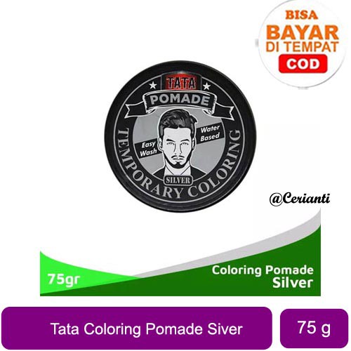 TATA Styling Pomade Temporary Coloring Black 75Gr