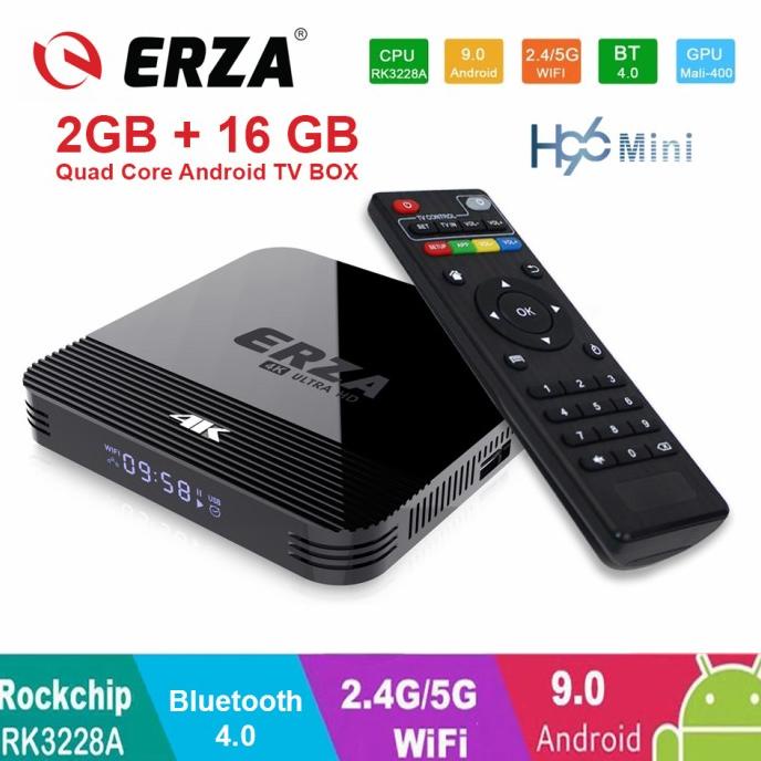 H96 Mini TV Box Android 2GB 16GB Quad Core 4K 2.4G Wifi Termurah