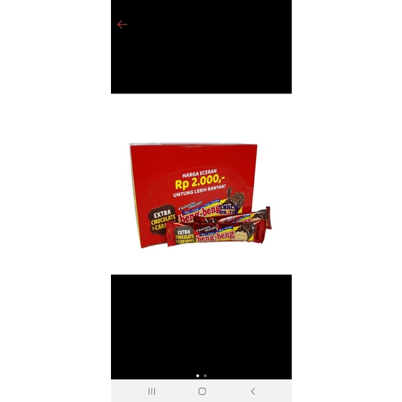 

wiw NEW Beng Beng 1 box 17 pcs @ 25gr Double Coklat