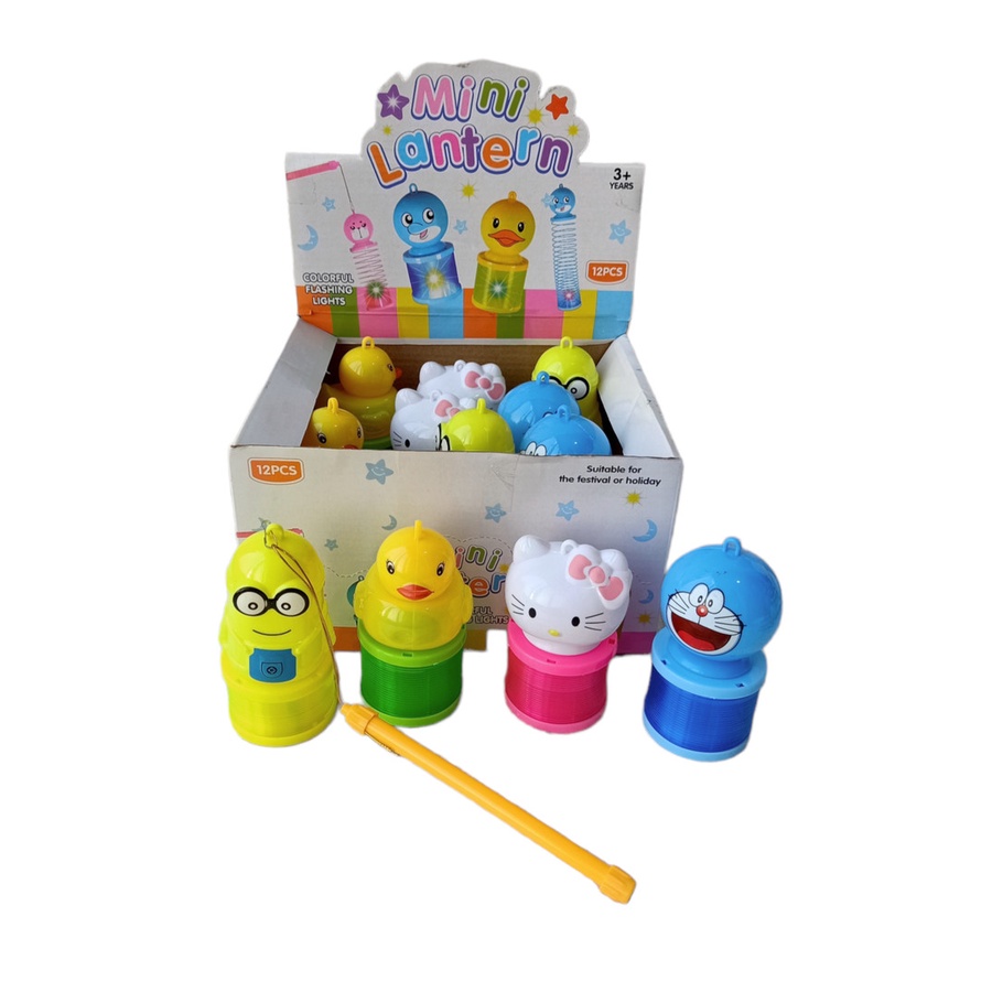 Mainan Anak SPRING LED Karakter Mainan Lentera Lampion Spring Led Karakter LAMPU
