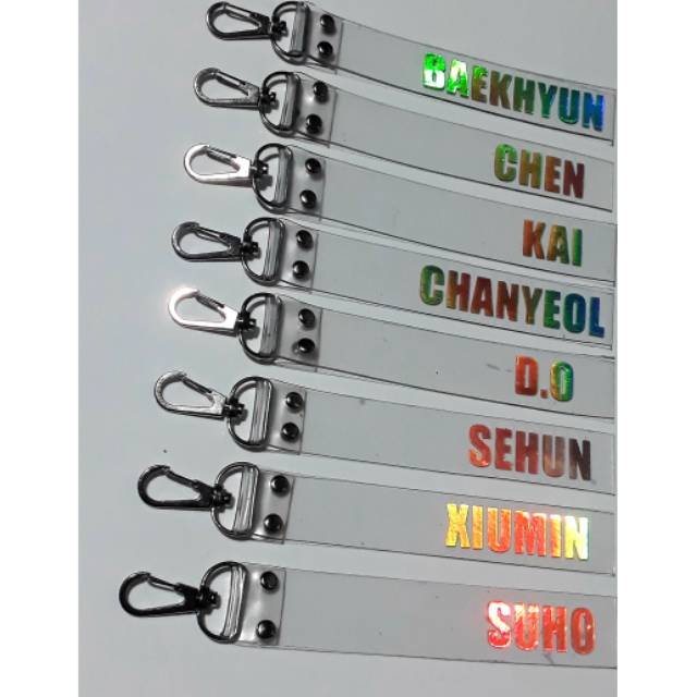 Strap KPOP CUSTOM member EXO Exploration BTS BT21 BLACKPINK NCT IKON SUJU STRAYKIDS