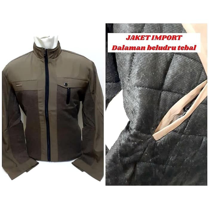 Jaket tebal IMPORT jaket salju jaket dingin tahan air Jaket Pria