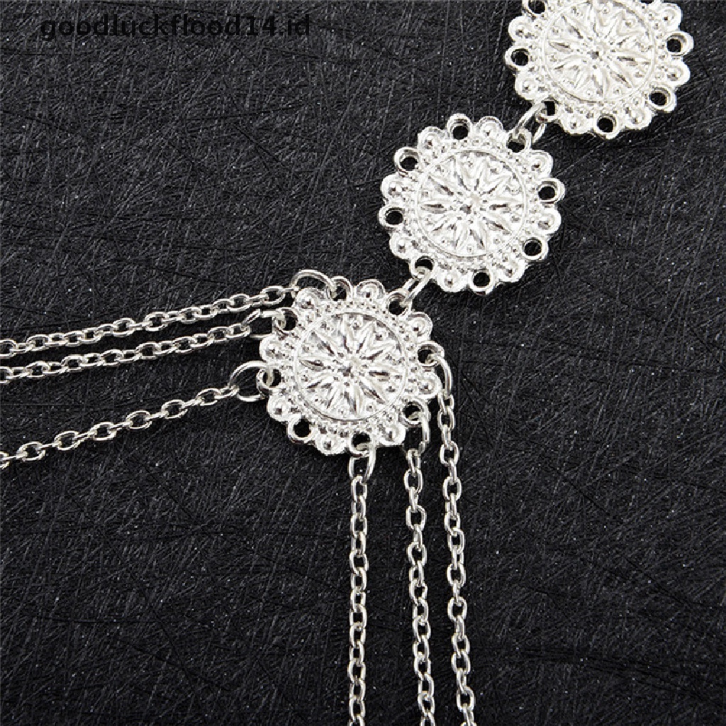 Kalung Rantai Tubuh Bahan Alloy Untuk Wanita