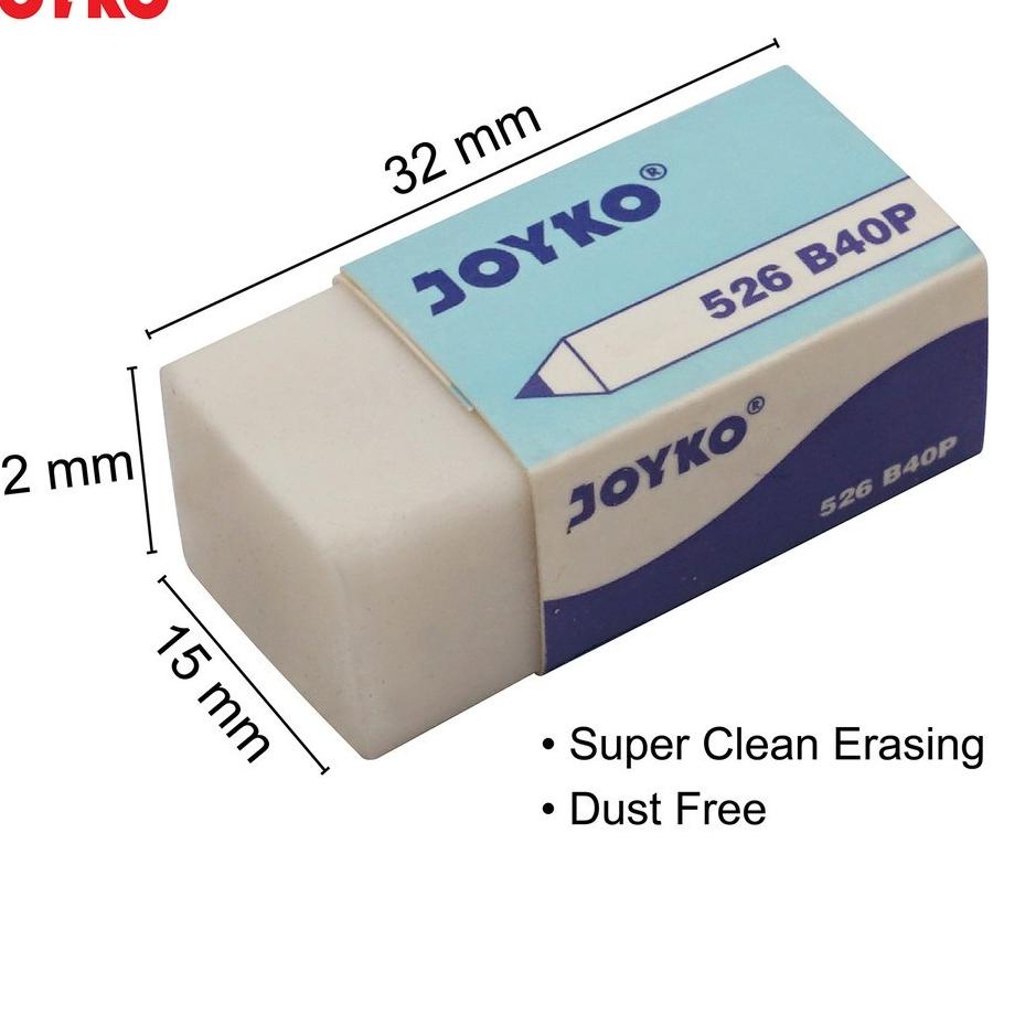

Harga Murah.. Penghapus / Stip Joyko Putih Kecil (40PCS)