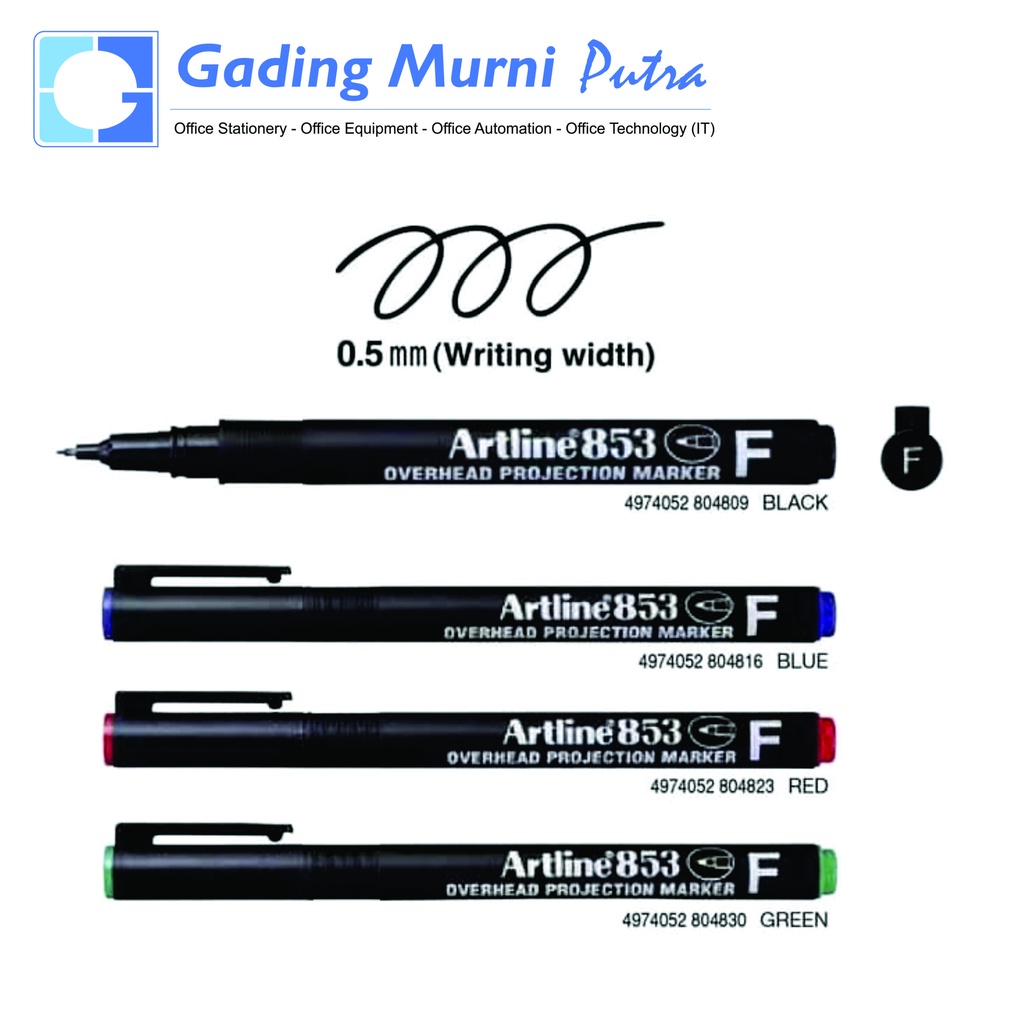

Spidol Artline OHP Fine 853 F