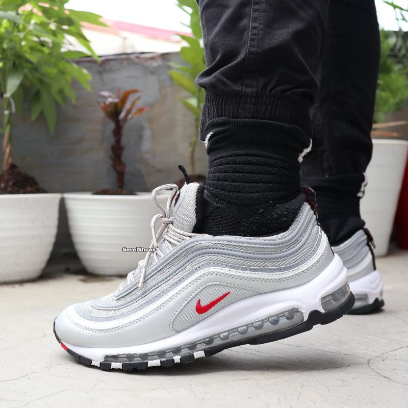 

N ĺke Air Max 97 Silver Red