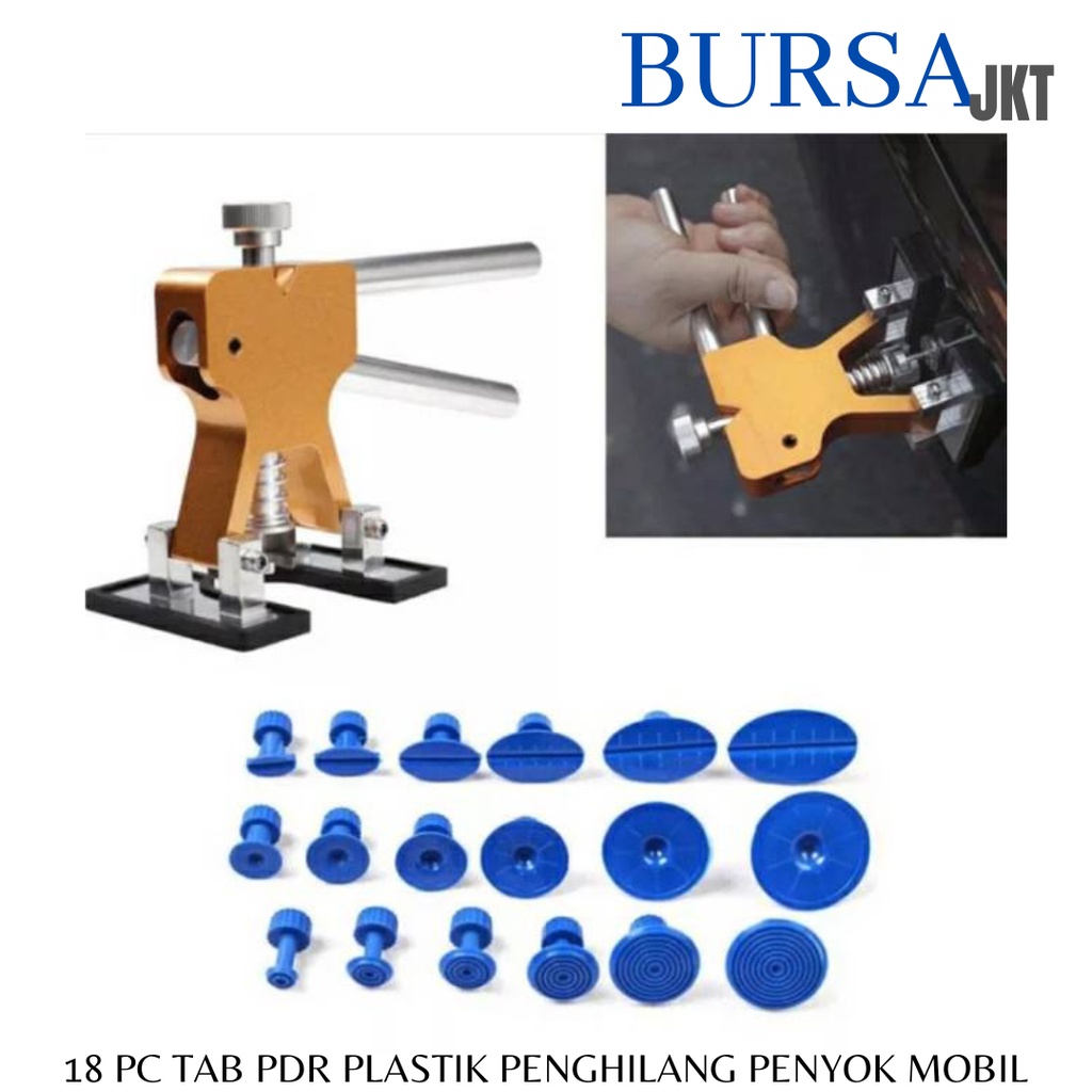 18 PC TAB SUCTION PEREKAT PENARIK PULLER BODY MOBIL REPARASI PERBAIKAN KENDARAAN CAR REPAIR TOOL