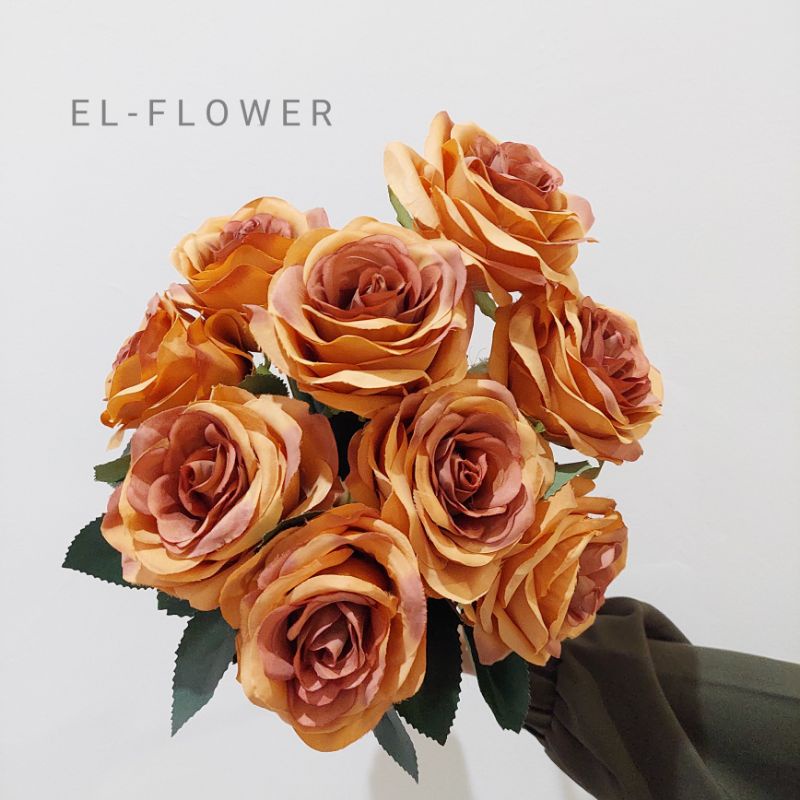 Mawar Holland K9 Premium Import bunga artificial dekorasi