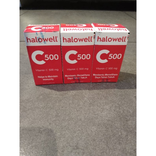 halowell vitamin c 500mg 30's