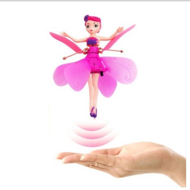 Drone barbie sensor tangan mainan heli barbie