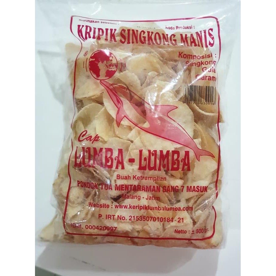 Terbaru Keripik Kripik Singkong Cap Lumba Lumba Manis 500gr Ready Stock Shopee Indonesia