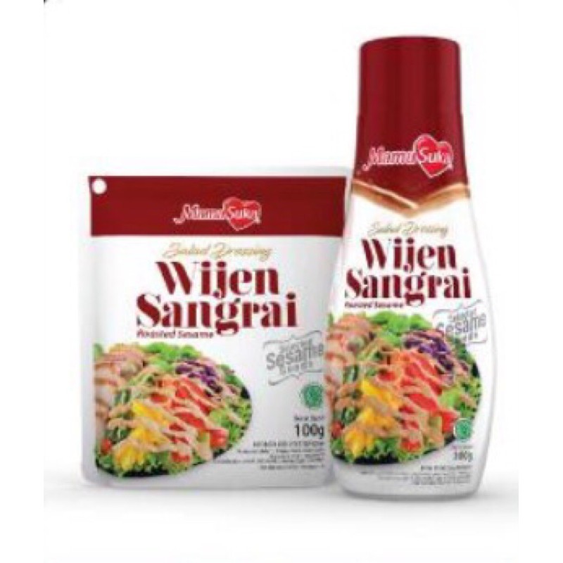 

Wijen Sangrai / Roasted sesame mayo salad dressing mamasuka 100gr