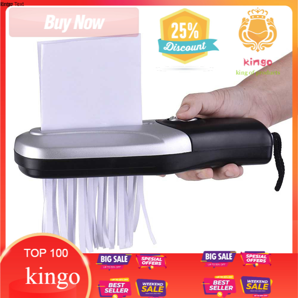 

Mesin Penghancur Kertas Handheld Paper Shredder A6 - SW502 BEST PRODUCT