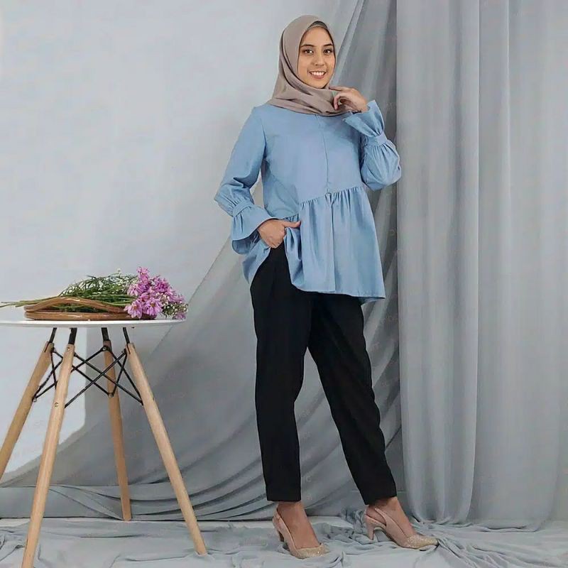 tunik toyobo - baju atasan wanita busui - long tunik cod