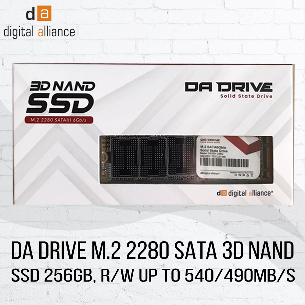 digital alliance da drive 3d nand ssd m 2 sata 256gb   2280