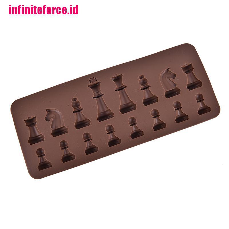 1PC New Chess Silicone Chocolate Molds DIY Cake Decorating Kitchen Cooking Tools