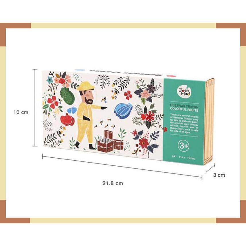 Joan Miro Beeswax Crayon Mainan Edukasi / Kids / Organic Crayons