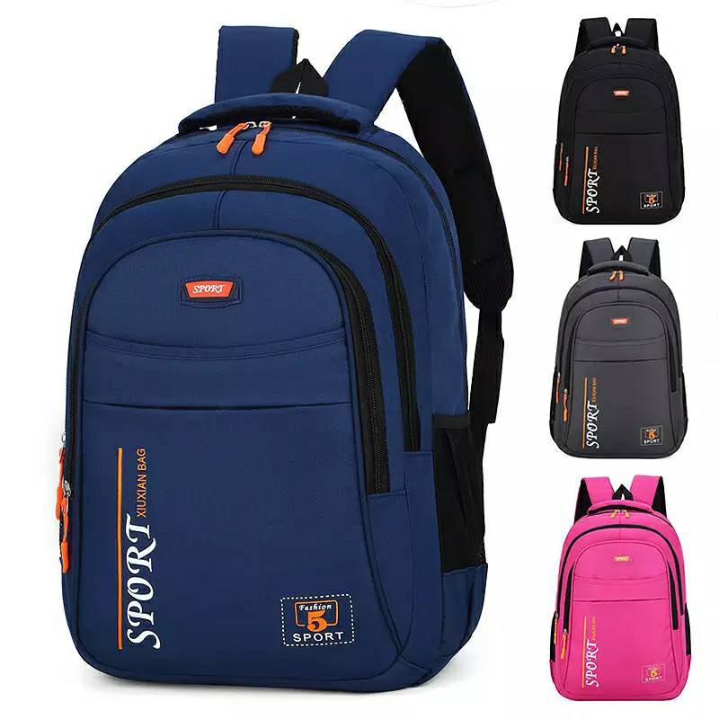 Tas Anak Sekolah Simple SD dan TK Laki Laki Garsel FKT 5929 Backpack Cowok Ransel Punggung Gendong