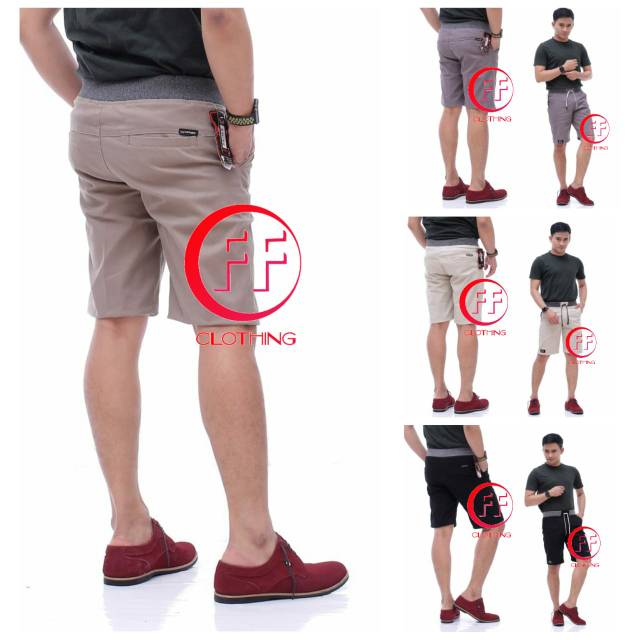 [ Bisa COD ] Celana Pendek Pria Chinos Distro Surfing Premium Renang Santai Pantai Kolor melar